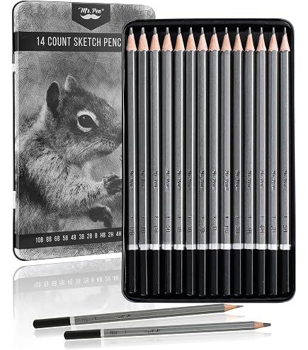 STAEDTLER Mars Lumograph Graphite Drawing Pencil - 5H Hardness, Pack Of 6, For Art, Sketching, Drafting - View #10