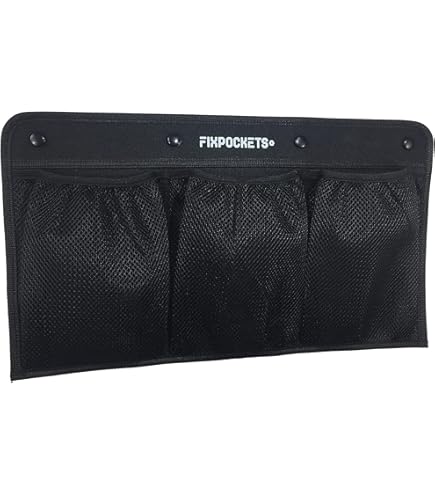 2-Pack Large Cargo Storage Nets With Mounting Hardware - 13.8x7 Inch Mesh Organizers