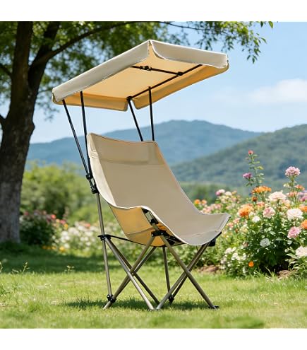 Amazon.co.jp: AZIEBAY 炭素鋼製ポータブルアウトドアビーチチェア