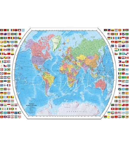 1500 le monde, Carte politique