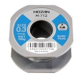 ホーザン(HOZAN) ハンダ スズ60% 鉛40% 重量100ｇ 長さ200ｍ 線径0.3ｍｍΦ H-712