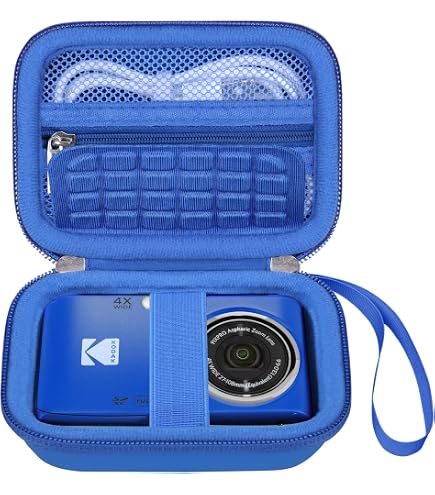Amazon | Kodak PIXPRO FZ55 デジタルカメラ(ブルー) + ブラック