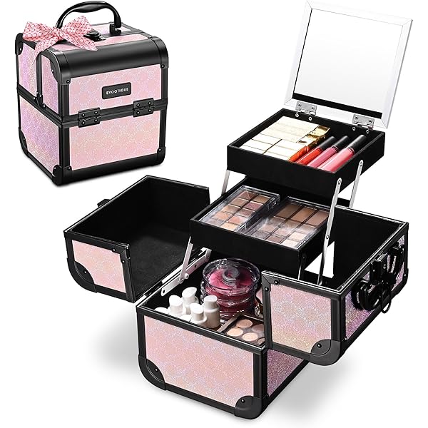 Amazon | Geyaziu メイクボックス 大容量 プロ仕様 コスメボックス 3段