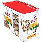 Hill's Science Diet Kitten Wet Cat Food, Chicken, 85g, 12 Pack, Cat Food Pouches