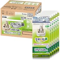 Amazon | 【無菌レベルでニオわない】デオトイレ 消臭・抗菌シート 60