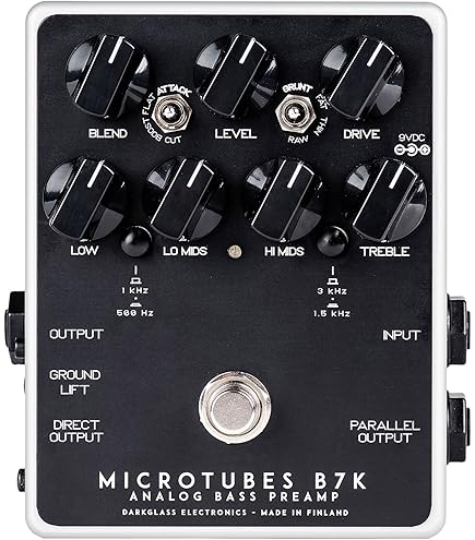 MICROTUBES B7K ベースプリアンプ Amazon | Demonfx MICROTUBES A7K / Darkglass Electronics