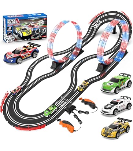 Amazon | AGM MASTECH 1:87スケール スロットカー レーシングカー ミニ