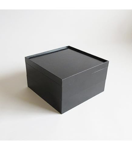 Amazon｜トータル通販 紙重箱 黒内金 6.5寸 2段 228-11411(Z488) 重箱