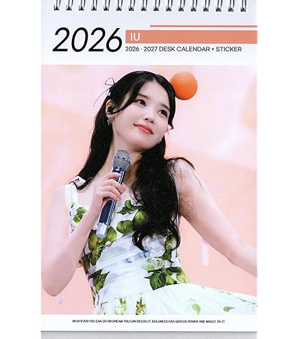 Amazon.co.jp: IU アイユー グッズ 大判 壁掛け カレンダー 2026年 (令