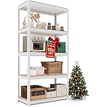 Amazon｜HOMEDANT House 組立簡単 高耐荷重 ラミネート スチールラック