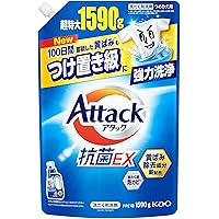 Amazon | 花王(Kao) アタック抗菌EX 詰替特大 1000g | 花王(Kao