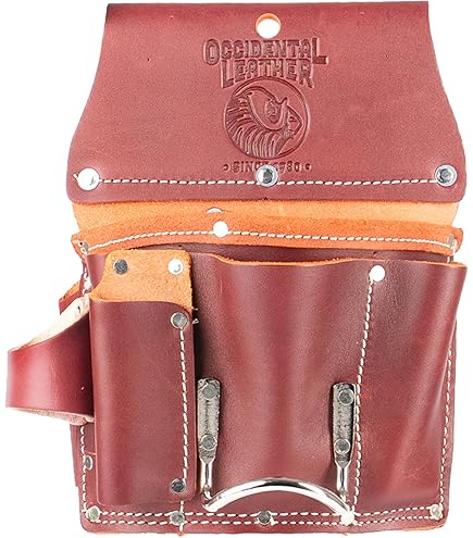 Occidental Leather 腰袋 赤茶色 Amazon.co.jp: オクシデンタルレザー5060ホルダー付き8インチディープ
