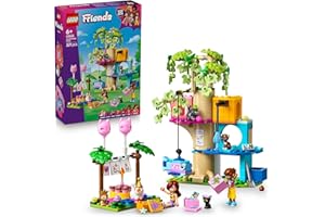 LEGO Friends Cat Birthday Party & Tree House 42666 Building Kit, Imaginative Pretend Play, Kids’ Gift Idea for Kids Aged 6 Years Old+ (321 Pieces)
