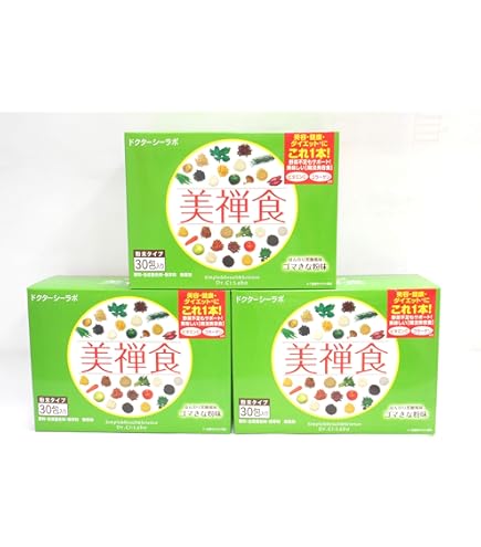 新品未開封/残り1セット】美禅食 抹茶味 3箱 [計90包