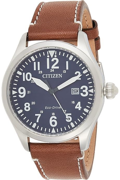 Citizen Men's Eco-Drive Green Face Brown Leather Watch BM6838-25X :  Amazon.com.au: Clothing, Shoes \u0026 Accessories