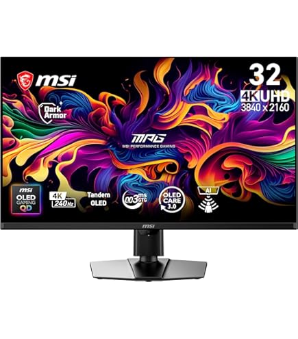 Amazon.co.jp: ASUS ROG Swift 32インチ 4K OLED ゲーミングモニター