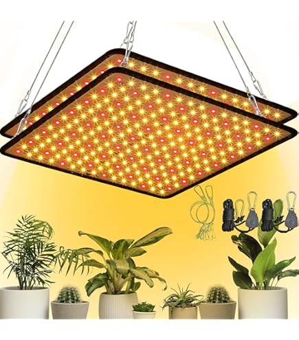 Amazon.co.jp: GREENSINDOOR 植物育成ライト LED 400W相当 暖色系 育成
