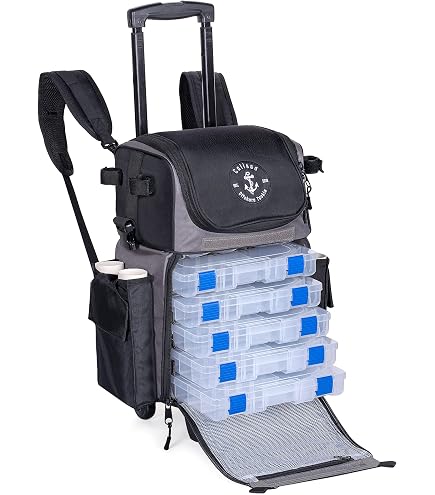 elkton rolling tackle box Elkton Outdoors Rolling Tackle Box with Wheels
