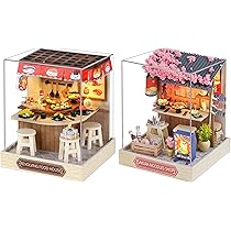 おもちゃ 海外ミニチュアドールハウス 時計 ちびスケールドールハウス 【ちび洋風街並み時計台 フルセット最