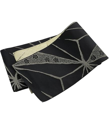 彼岸花 曼珠沙華柄 純浴衣 着物帯 黄色 彼岸花半幅帯(赤） - Spider Lliy's