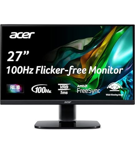 ★新品未使用　acerモニター【SB242YEbmix】 PCモニター ブラック SB242YEbmix ［23.8型 /フルHD(1920×1080