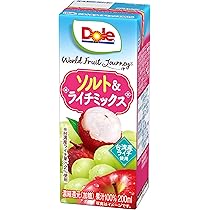 Amazon.co.jp: Dole ソルト&ライチミックスLL 200ml×18本 : 食品・飲料
