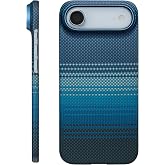【0.88mm極薄】PITAKA iPhone Air用 ケース 極薄 MagSafe対応 アラミド繊維製 黄ばみ防止 浮織工芸 上下フルカバー 耐衝撃 iphoneケース 薄型 おしゃれ Ultra-Slim Case (Moonrise)