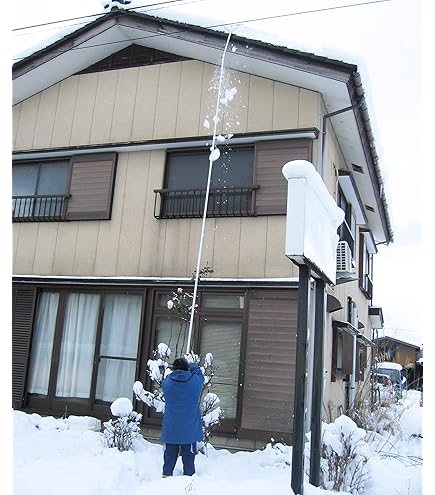 Amazon | 楽々雪降ろし＆雪庇・凍雪除去セット 6.0m | スノーダンプ