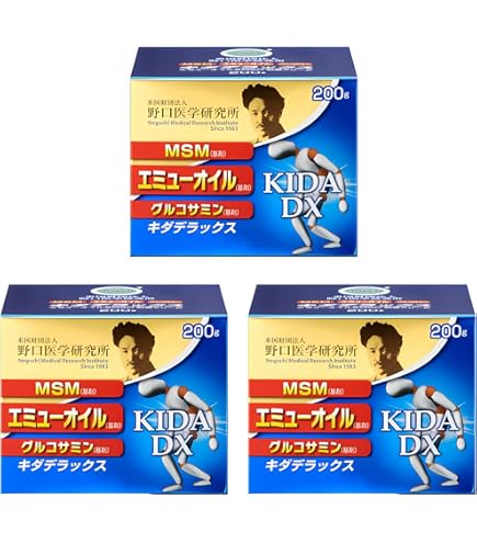 Amazon.co.jp: 野口医学研究所 キダデラックス エミューオイル&MSM配合