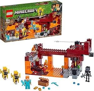 Amazon Co Jp レゴ Lego マインクラフト ブレイズブリッジでの戦い おもちゃ
