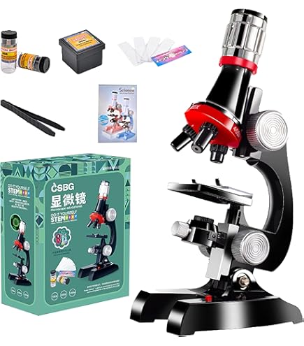 学習用顕微鏡 Amazon | 学習用顕微鏡900セット [おもちゃ＆ホビー] | 顕微鏡