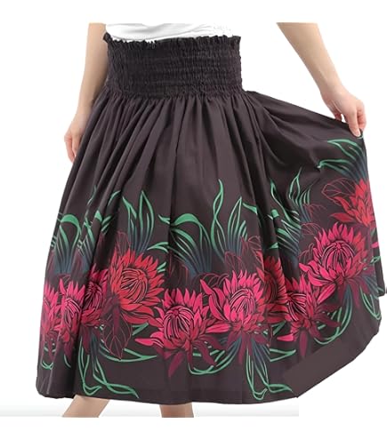 Mint Aloha フラワー柄 パウスカート 黒 Mint Aloha フラワー柄 パウスカート 黒 Amazon.co.jp: [ミウ