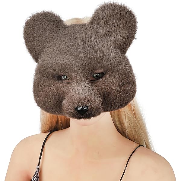 Amazon.co.jp: [Luwecf] リアル クマのマスク フェスティバル