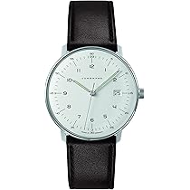 Junghans ユンハンスマックスビル041/4562.04 クォーツ時計美品 ユンハンス マックス・ビル 041 4562 02