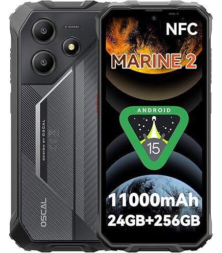 Amazon | OUKITEL WP28 ラギッドフォン、15GB RAM+256GB ROM/1TB