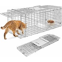 Amazon | TongWey 捕獲器 踏み板式 トラップ 動物用 66×26×23cm 猫保護