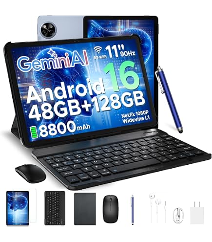 Amazon.co.jp: P11 Android16 11インチ 大画面 タブレット Gemini AI