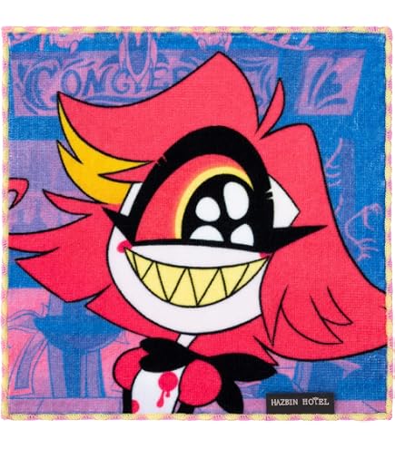 Amazon｜HAZBIN HOTEL ファニーフェイスなハンドタオル（ヴォックス