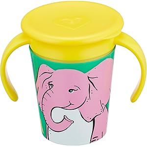 Munchkin munchkin ハンドル付きミラクルカップ・ワイルドラブ アフリカゾウ FDMU17175