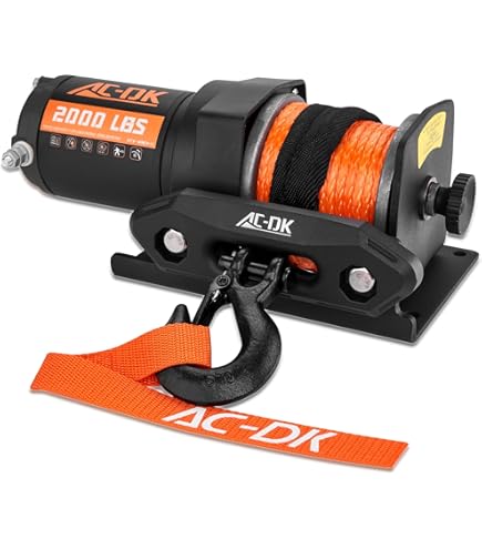 Amazon.co.jp: WARN 106170 M8274 Winch with Steel Cable Rope: 3/8