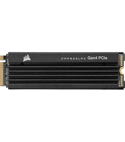 CORSAIR MP600 PRO LPX 2TB M.2 NVMe PCIe x4 Gen4 SSD - Optimized