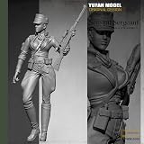 1/35 WW2 ナチス ドイツ軍 セクシー 女性狙撃兵士 スナイパー 未塗装 レジン製 組み立て キット フィギュア ガレージキット