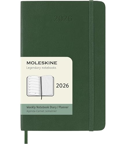 Amazon.co.jp: モレスキン 手帳 2026年 1月始まり 12ヵ月 ウィークリー