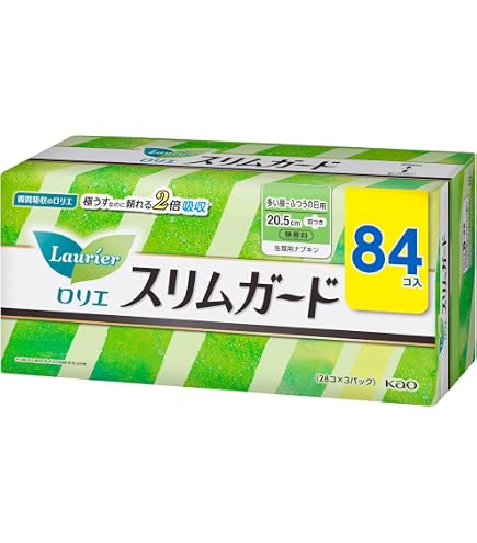 Amazon | ウィスパーすっきりスリム多い日夜用 羽つき 16コ