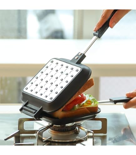 Amazon.co.jp: neru design works Al_Cooker ホットサンドメーカー