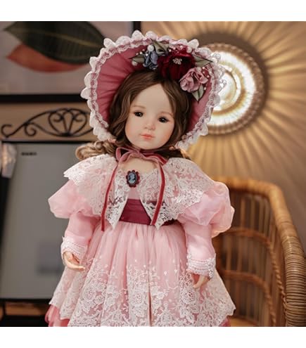 Amazon | 人形 ドール ヴィンテージ 西洋人形 ビスクドール 約40〜41cm