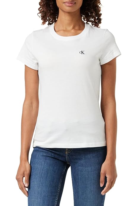 CK EMBROIDERY SLIM TEE 