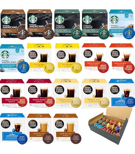 ネスカフェ ドルチェグスト バラエティーセット 48杯分×2箱（96杯分） Amazon.co.jp: ネスカフェ ドルチェグスト バラエティーセット 48杯分