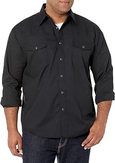 Wrangler Men's Sport Western Snap Front 