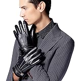 Amazon Arzer 手袋 メンズ 革 裏起毛 スマホ対応 紳士 冬 柔らか 肌触り良い 黒1 手袋 通販